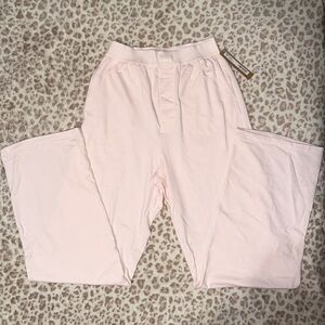SKIMS Boyfriend Loose Pant XXS in Barely Pink - NWT!!